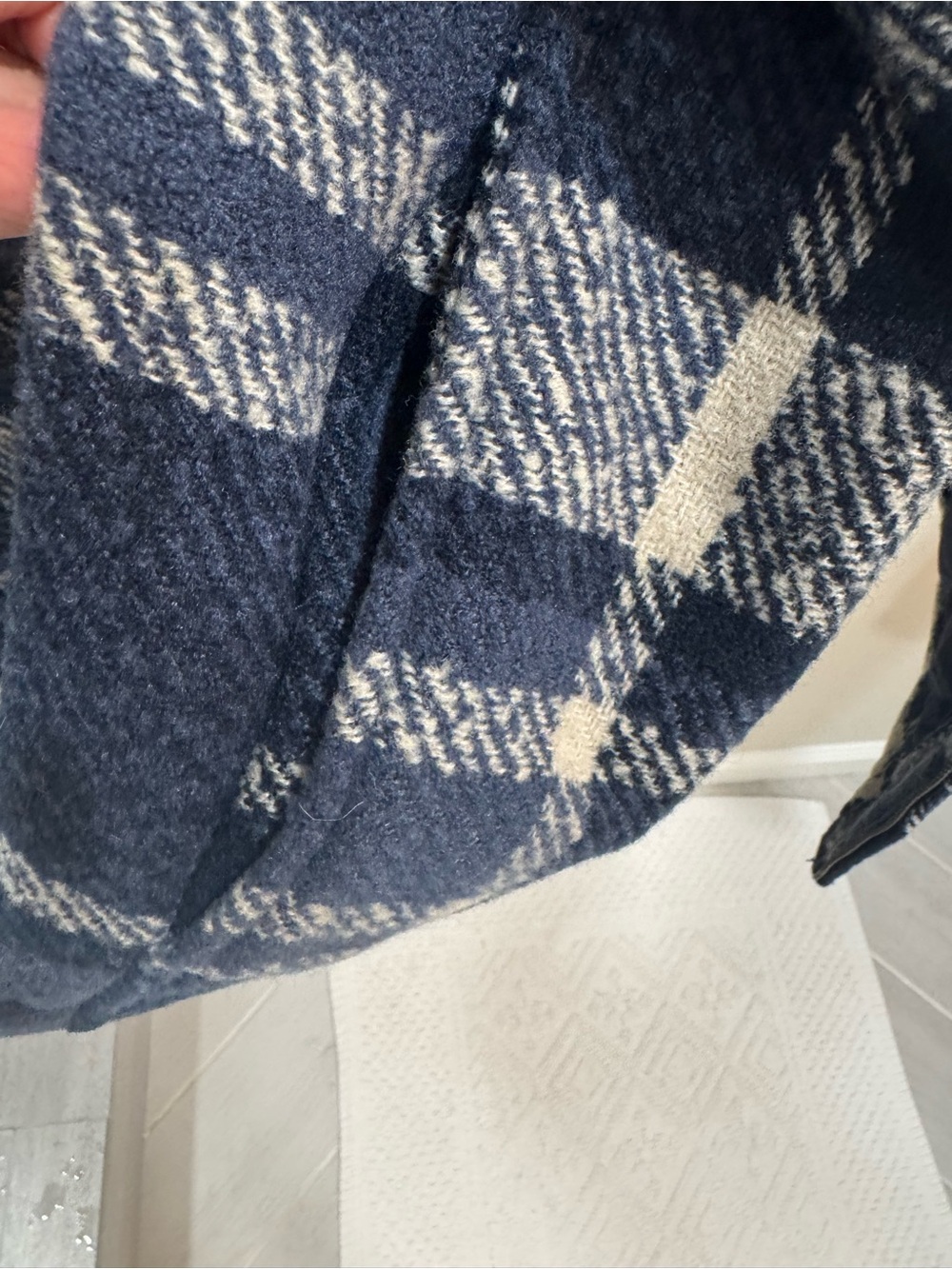 Levi's Men's Blue Plaid Shacket Coat Lined and Insulated Size M Cabincore Work - Picture 12 of 13